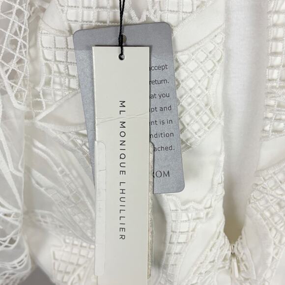 Monique Lhuillier Dress 10 NWT - Picture 9 of 12